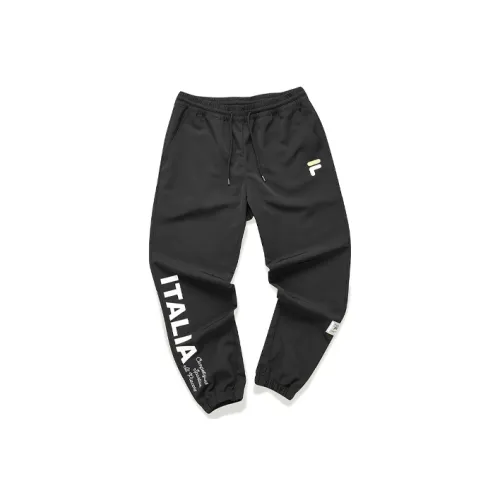 FILA FUSION Темно-черные спортивные брюки для мужчин