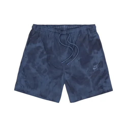 Nike SPORTSWEAR TECH PACK Размытый Синий Мужские Повседневные Шорты