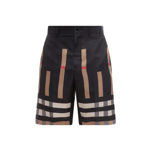Burberry FW22 Повседневные шорты Мужские Черные