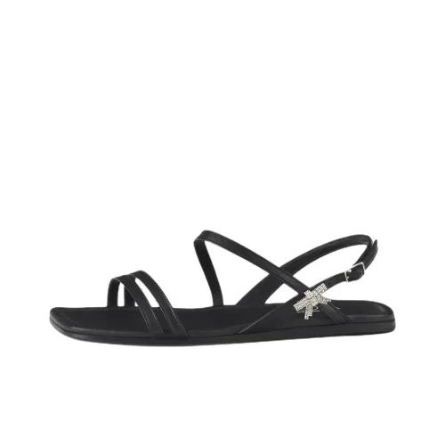 AGL Elsy Ribbon One Strap Sandals Women's Black