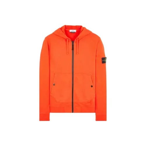 STONE ISLAND Толстовка Мужская Лобстер Красный