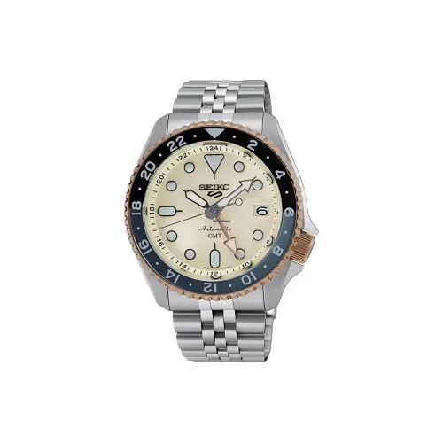 SEIKO Автоматический Механический Часы Мужской Серия 5 42,5 мм Желтые