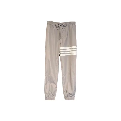 THOM BROWNE Серые Мужские Вязаные Спортивные Штаны