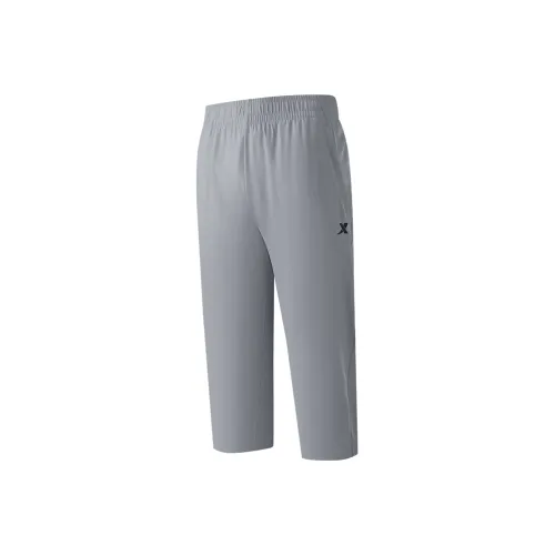 XTEP Тренировочные шорты Бег Шорты Мужские Грязно-серый