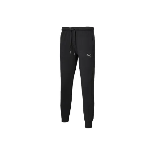 PUMA Мужские спортивные брюки черного цвета