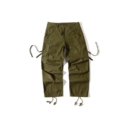 TEKABLU Повседневные шорты Мужские Армейский зеленый