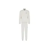 Комплект одежды (Матовый белый пальто + Матовый белый повседневный брюки)