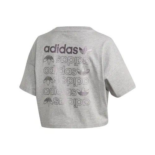 Adidas Originals T-Shirt Женская Серого цвета