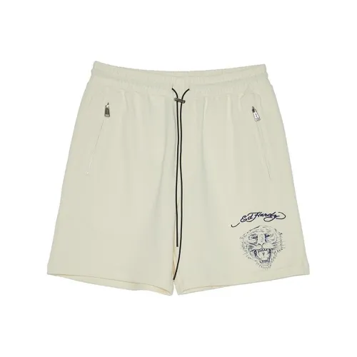 Ed Hardy Белые Мужские Повседневные Шорты