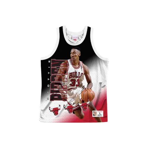 MITCHELL NESS Баскетбольная Джерси Унисекс Красная