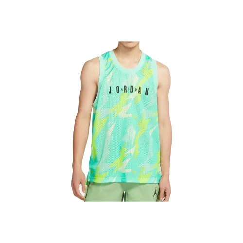 Jordan Баскетбольная Джерси Мужская Зеленая
