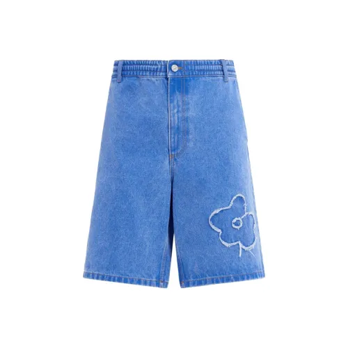 MARNI Blue Men's Denim Shorts MARNI Синие Мужские Джинсовые Шорты