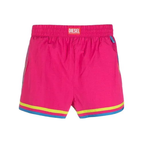 DIESEL Персиково-розовые Мужские Повседневные Шорты