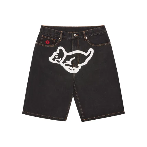 ICECREAM SS25 Джинсовые шорты Унисекс Черный