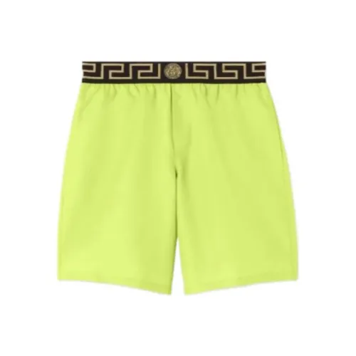 VERSACE Зеленые Мужские Повседневные Шорты