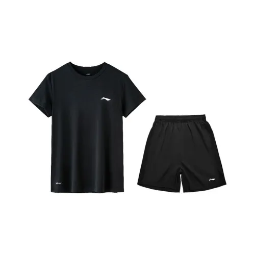 Лайнер Повседневная Спортивная Одежда Мужская Черный