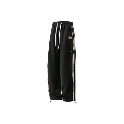 T D JOJO Повседневные брюки Унисекс Черный