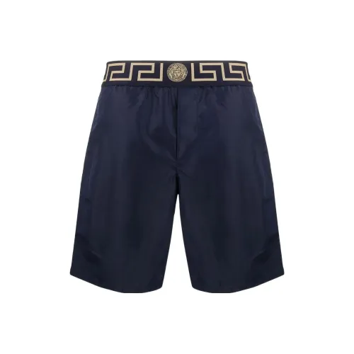 VERSACE Пляжные шорты Мужские Синие