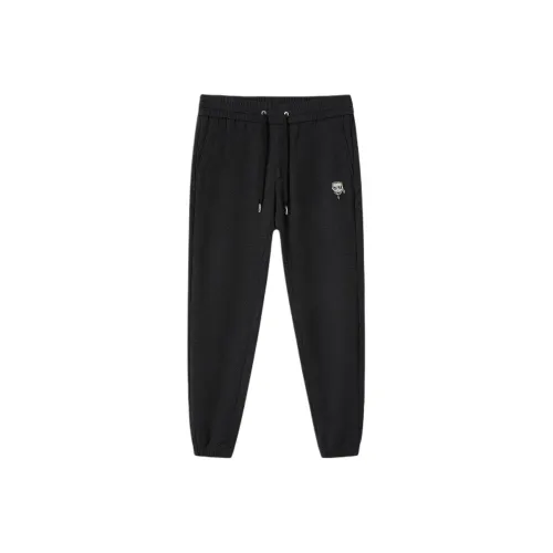 KARL LAGERFELD Повседневные брюки Мужские Темно-серые