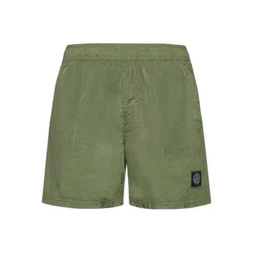 Stone Island Зеленые Мужские Повседневные Шорты
