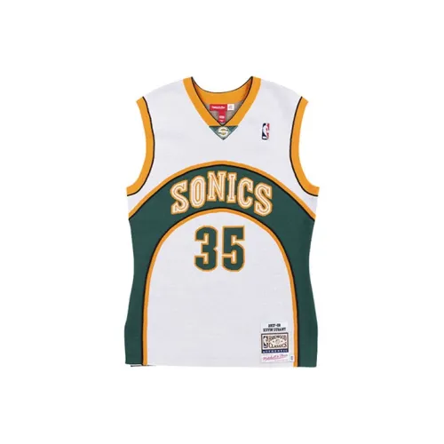 MITCHELL NESS Баскетбольная Джерси Унисекс Белая