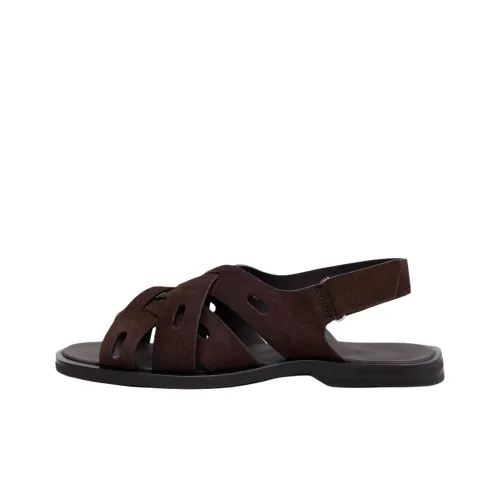JOHN LOBB Seaford One Ремешок Сандалии Мужские Темно-Коричневые