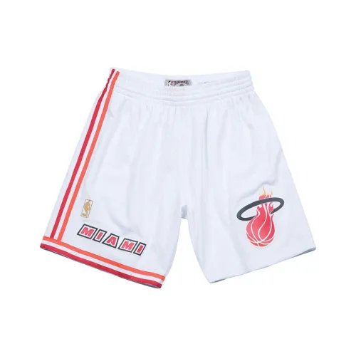 MITCHELL NESS Баскетбольные шорты Мужские Белые