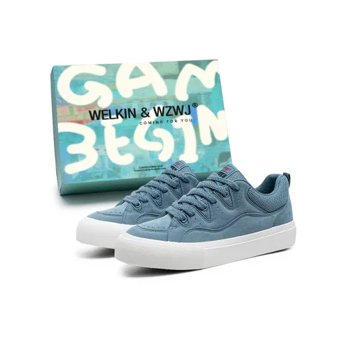 WELKIN WZWJ Низкие кроссовки для скейтбординга Мужские Haze Синий