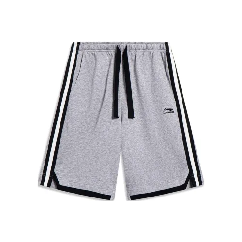 LINING Sports Fashion Collection Повседневные шорты Мужские Фотиния Серый