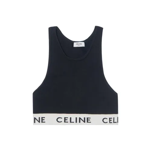 CELINE Черные Женские Майки