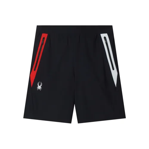 Шорты для повседневной носки, черные, для мужчин, с логотипом Spyder Collaboration