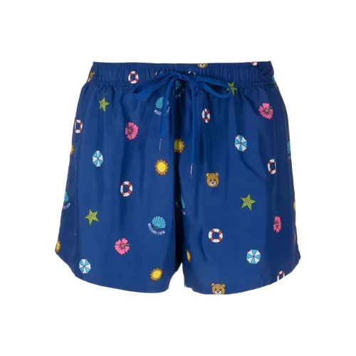 MOSCHINO Мужские плавательные шорты синего цвета