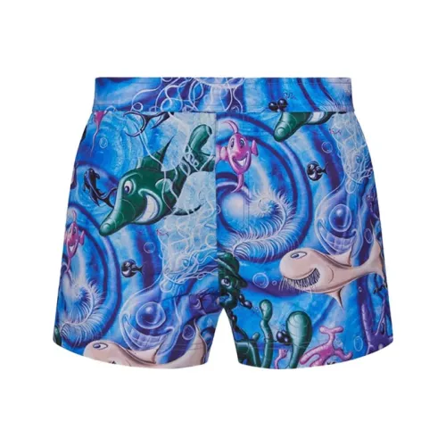 DIOR Quarterly New Products Blue Men's Beach Shorts