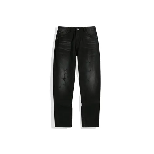 PEACEBIRD MEN Slim Fit Темно-серые джинсы Мужские