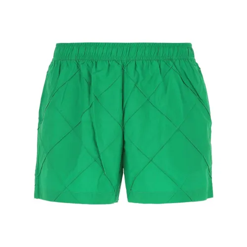 Bottega Veneta FW22 Пляжные шорты Мужские Зеленые
