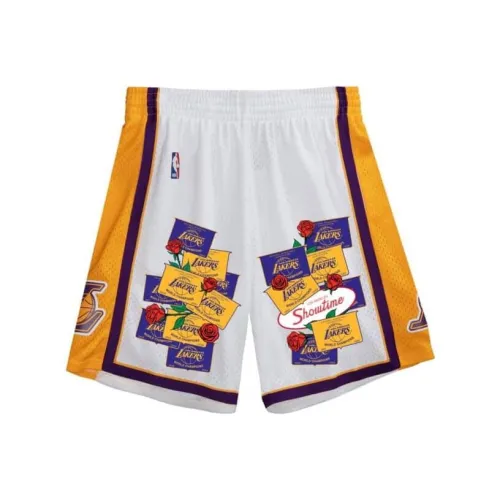 Mitchell Ness Белые Мужские Повседневные Шорты