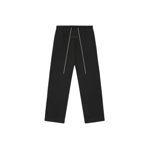 Fear of God ESSENTIALS 2024 Summer Collection Темно-деревянный черный/Черный Мужские Повседневные Штаны