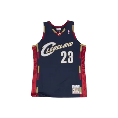 MITCHELL NESS Баскетбольная Джерси Унисекс Темно-синий