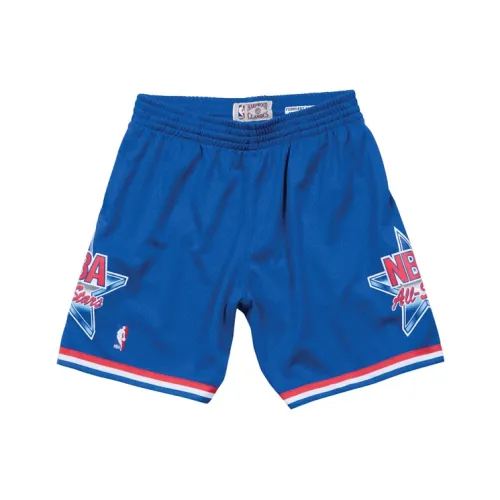 MITCHELL NESS Баскетбольные шорты Мужские Синие