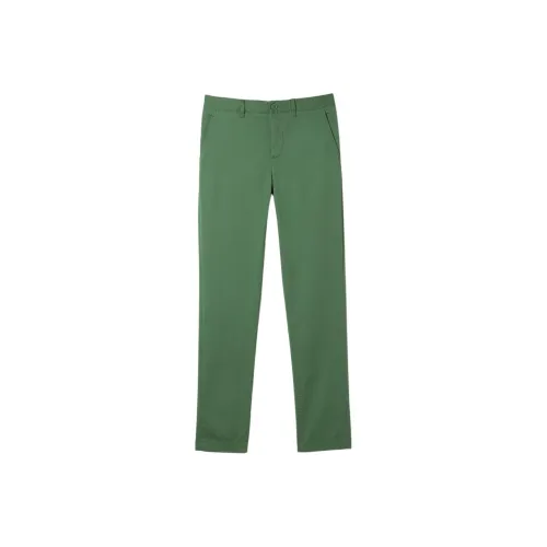 LACOSTE Повседневные брюки Мужские Хаки зеленый