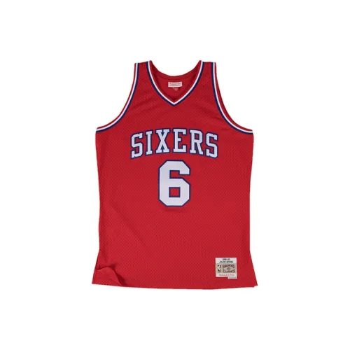 MITCHELL NESS Баскетбольная Джерси Мужская Красная