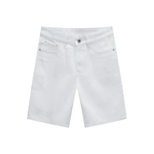 Dance with Wolves Джинсовые шорты Мужские Натуральный Белый