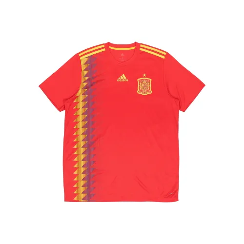 Adidas Красный Мужской Футбольный Джерси