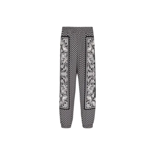 BALMAIN Черный/Белый Мужские Повседневные Брюки