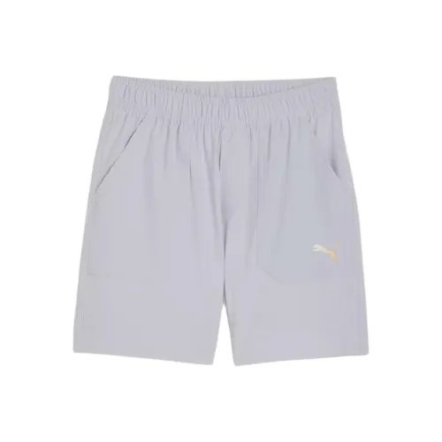 PUMA M Concept 8' Мужские тренировочные Плетеные шорты Повседневные шорты Мужской Серый Туманный