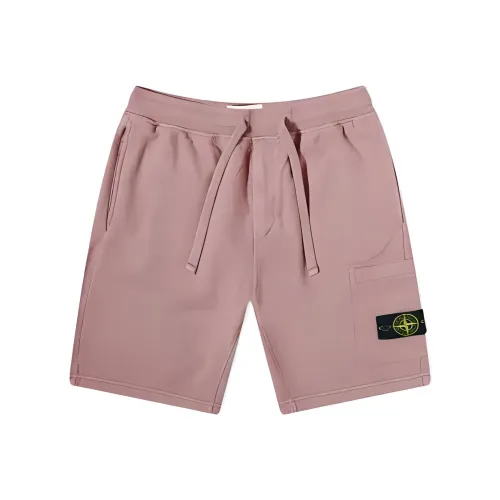 STONE ISLAND Розовые Мужские Повседневные Шорты