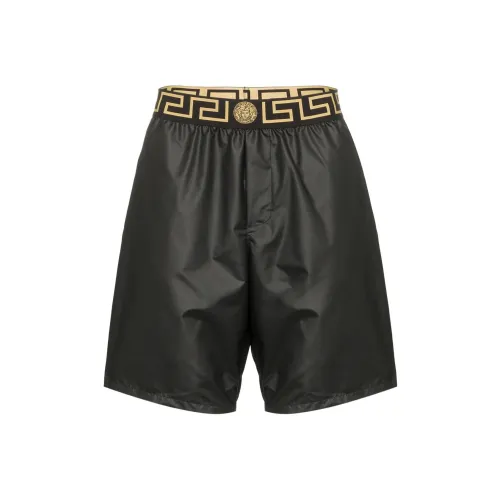 VERSACE SS22 Повседневные шорты Мужские Черные