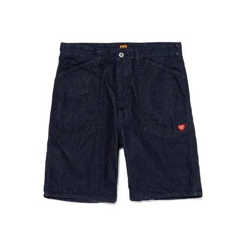 Human Made Human Made X KAWS Co Branded Series Джинсовые шорты Унисекс Темно-синий