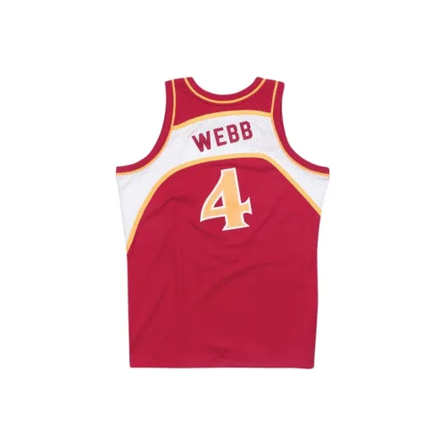 MITCHELL NESS Баскетбольная Джерси Мужская Красная