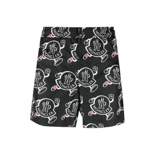 MONCLER Черные Мужские Повседневные Шорты